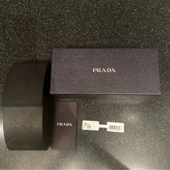 Prada sunglasses PR 01YS in havana frame with gradient lenses - Picture 9 of 14